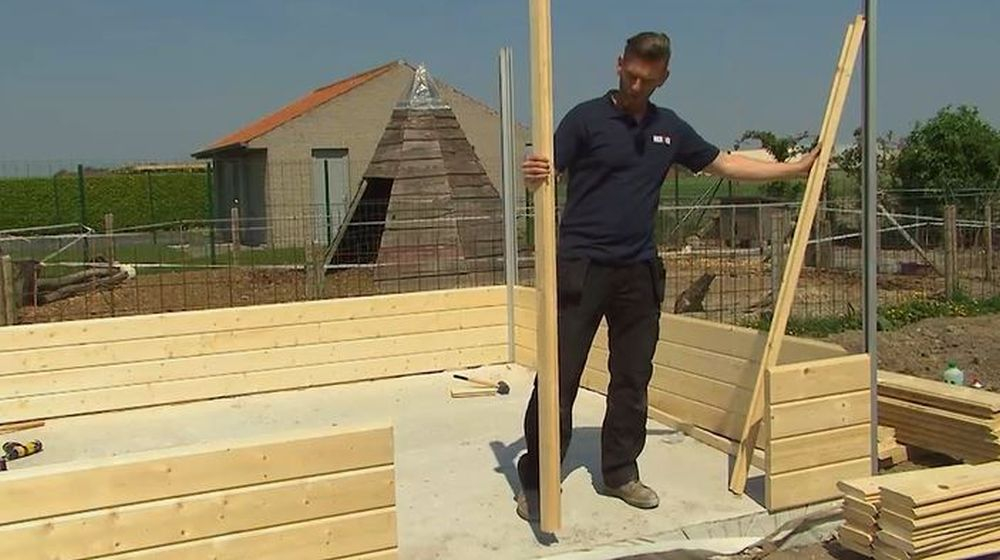 pakket tuinhous bouwen