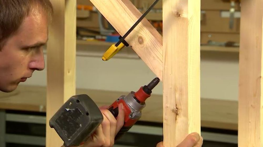 schuine balken récupérateur de pluie