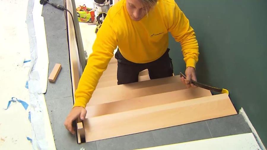 Hoe wordt een trap geplaatst?