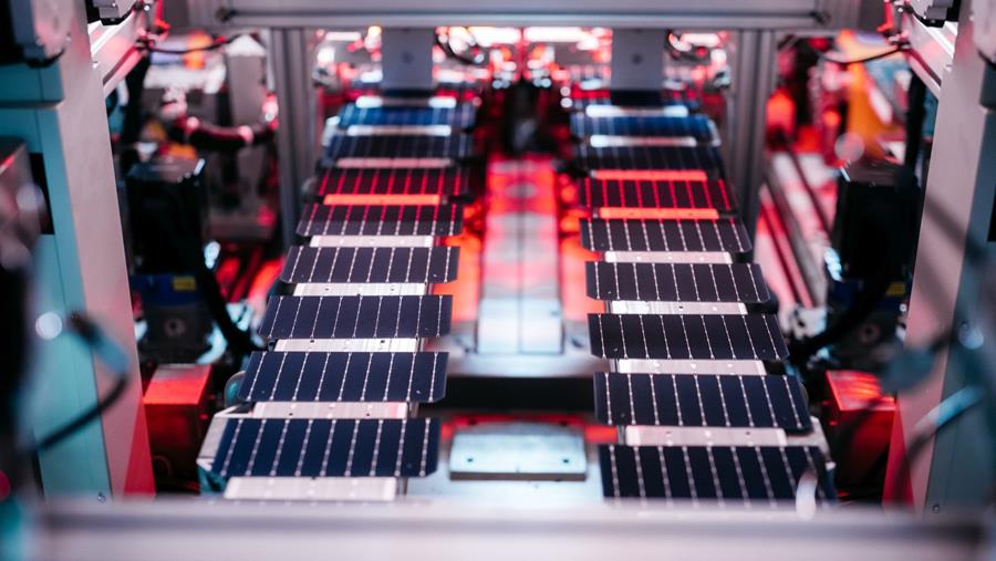 La production de modules BISOL