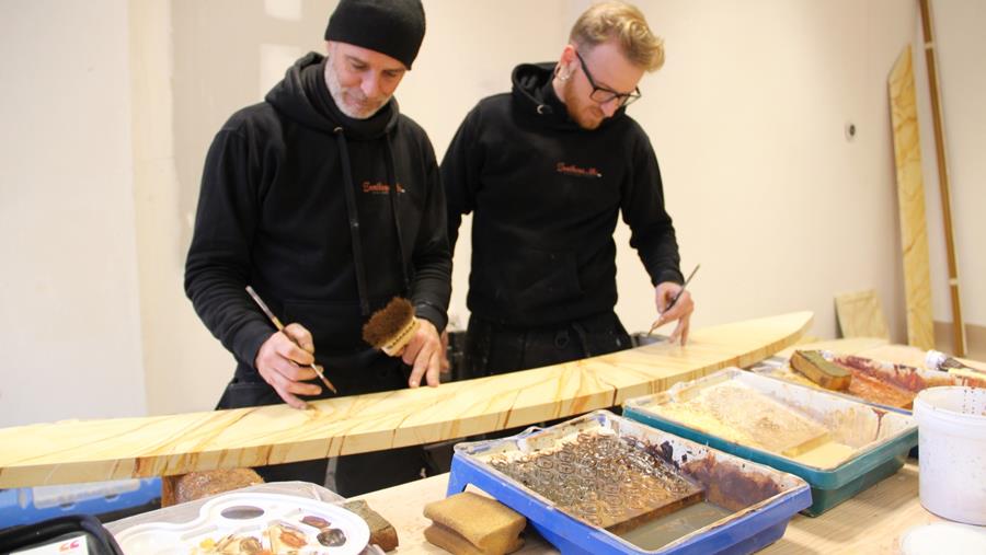 Live in Color imiteert hout en marmer met Sikkens-producten