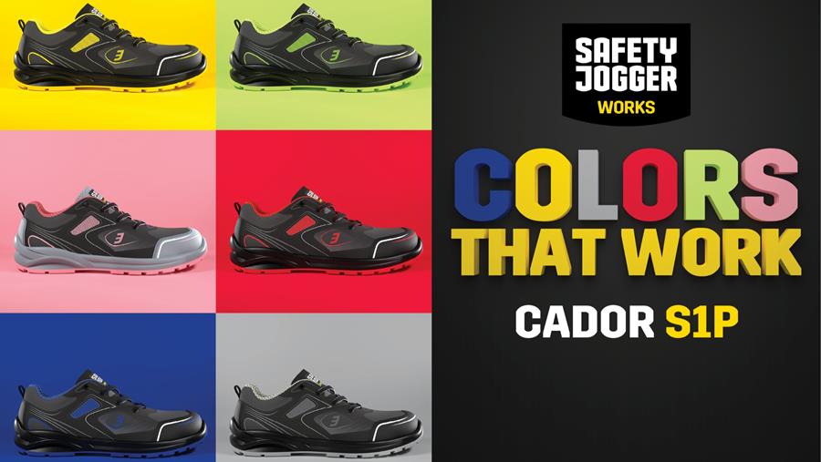 Met CADOR S1P bewijst Safety Jogger dat kleuren werken!