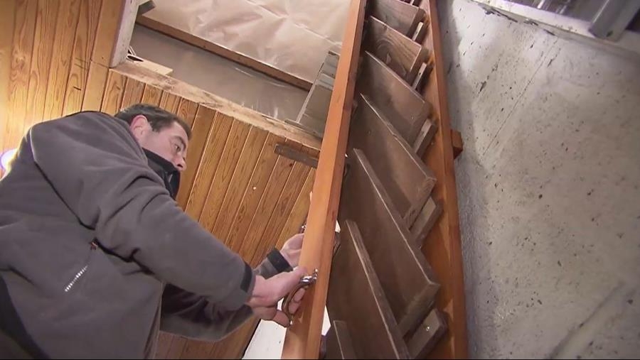 Comment faire un escalier de grenier pliable?