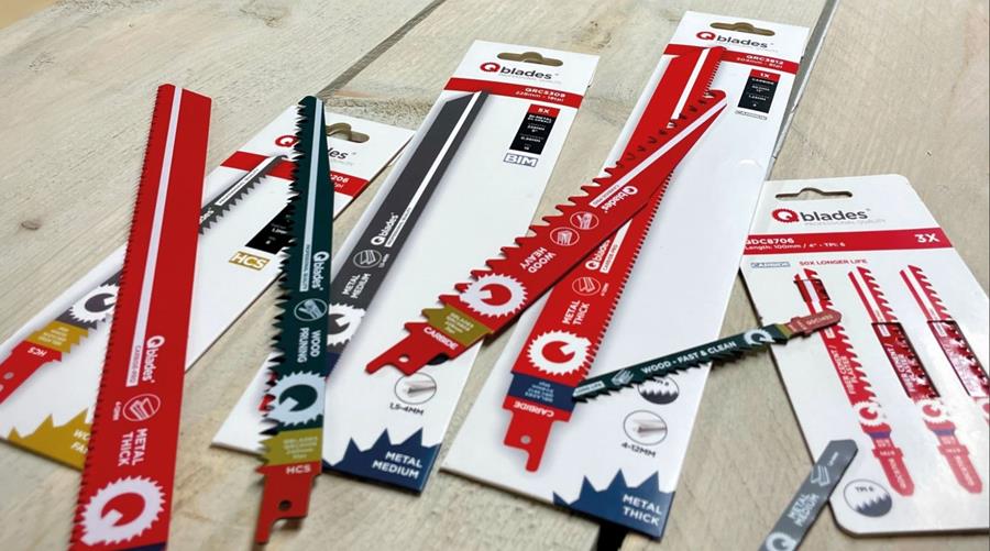 Vanaf april 2024: Qblades recipro- en decoupeerzaagbladen