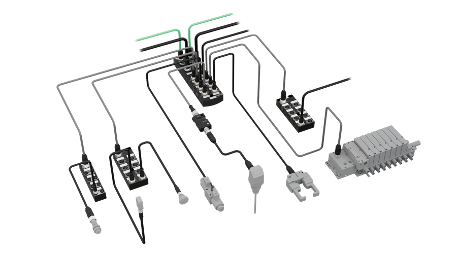 Compacte IO-Link masters met acht multifunctionele poorten