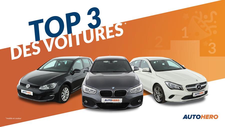 Autohero dévoile sa voiture la plus vendue en 2024 en Belgique