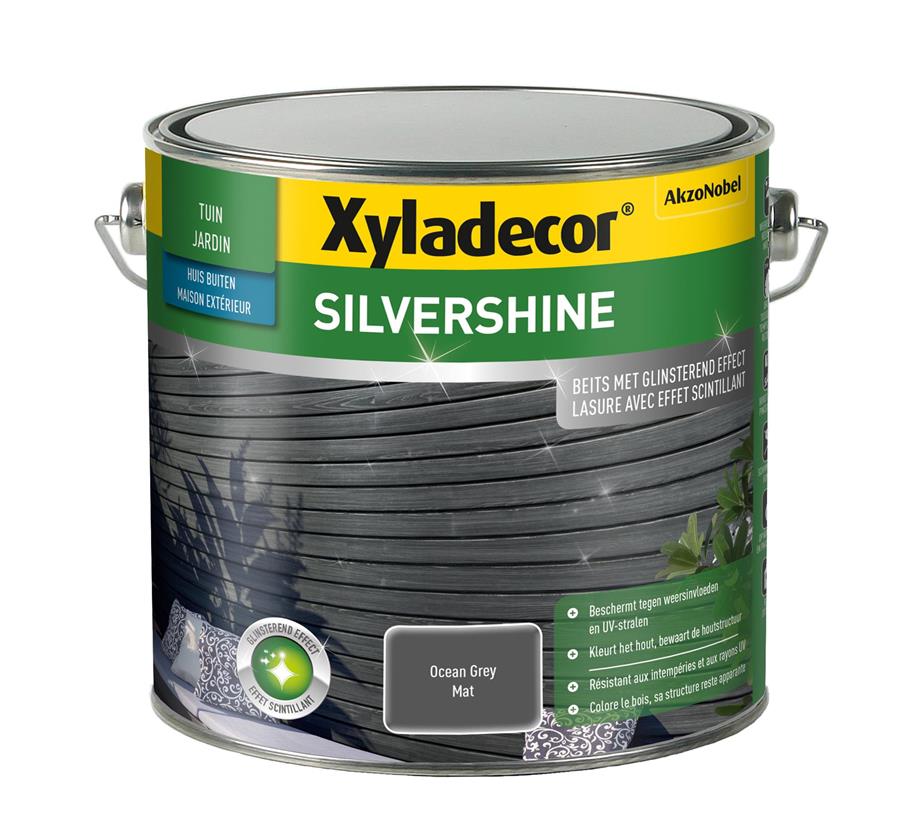 Houtbeits Silvershine van Xyladecor