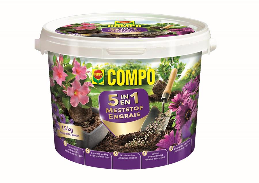 Gebruiksklare Meststof 5 in 1 van Compo