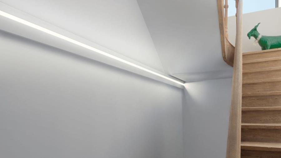 Sierlijsten met indirecte verlichting correct plaatsen
