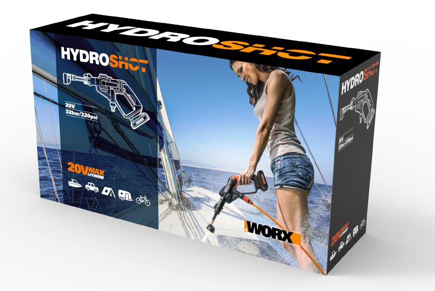Nettoyeur haute pression Worx Hydroshot de Positec