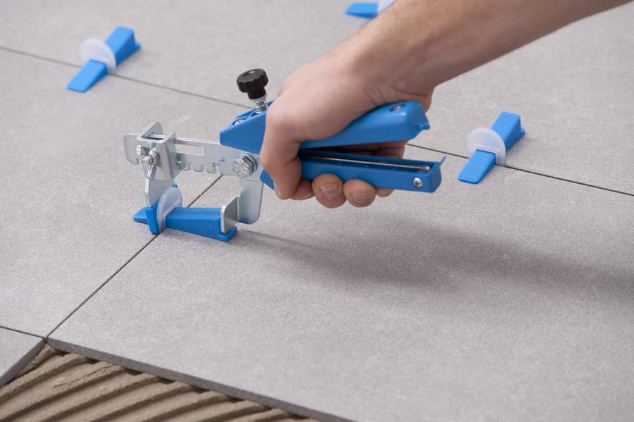 Knauf KLS, le système de nivellement des carreaux