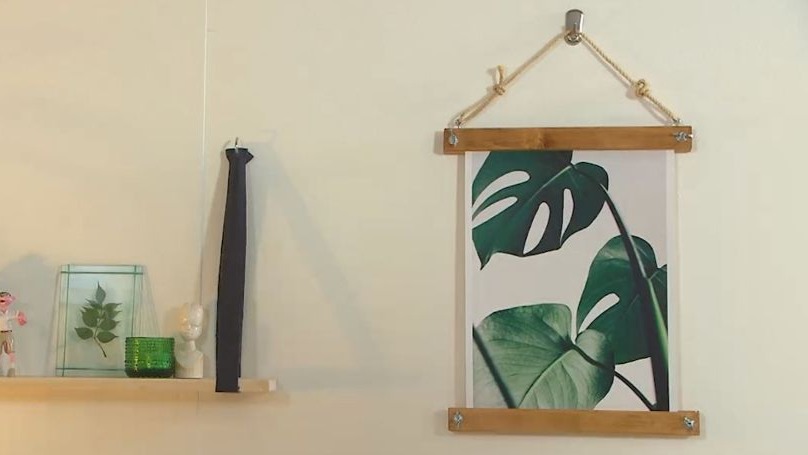 MAAK ZELF EEN POSTEROPHANGER